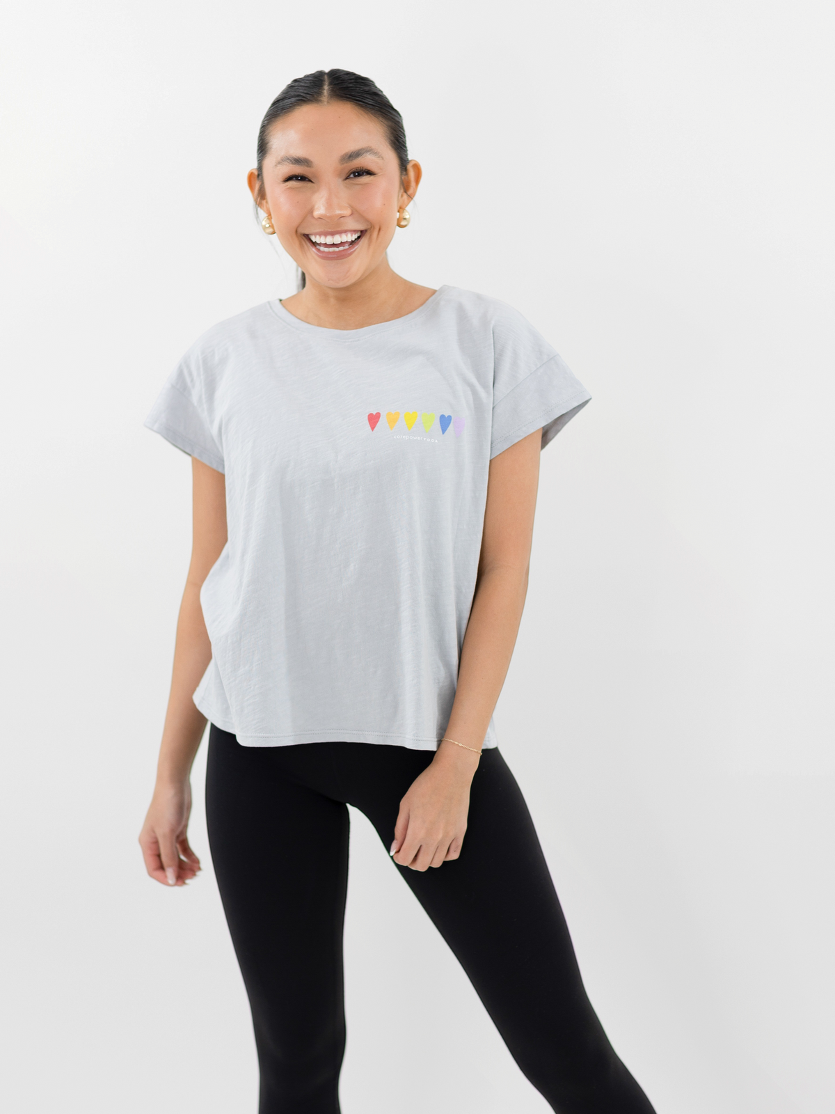 CorePower Yoga Hearts Top - FINAL SALE