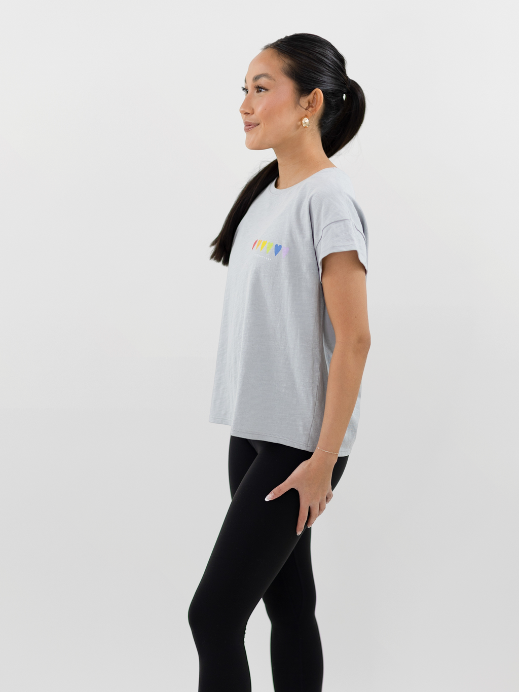 CorePower Yoga Hearts Top - FINAL SALE