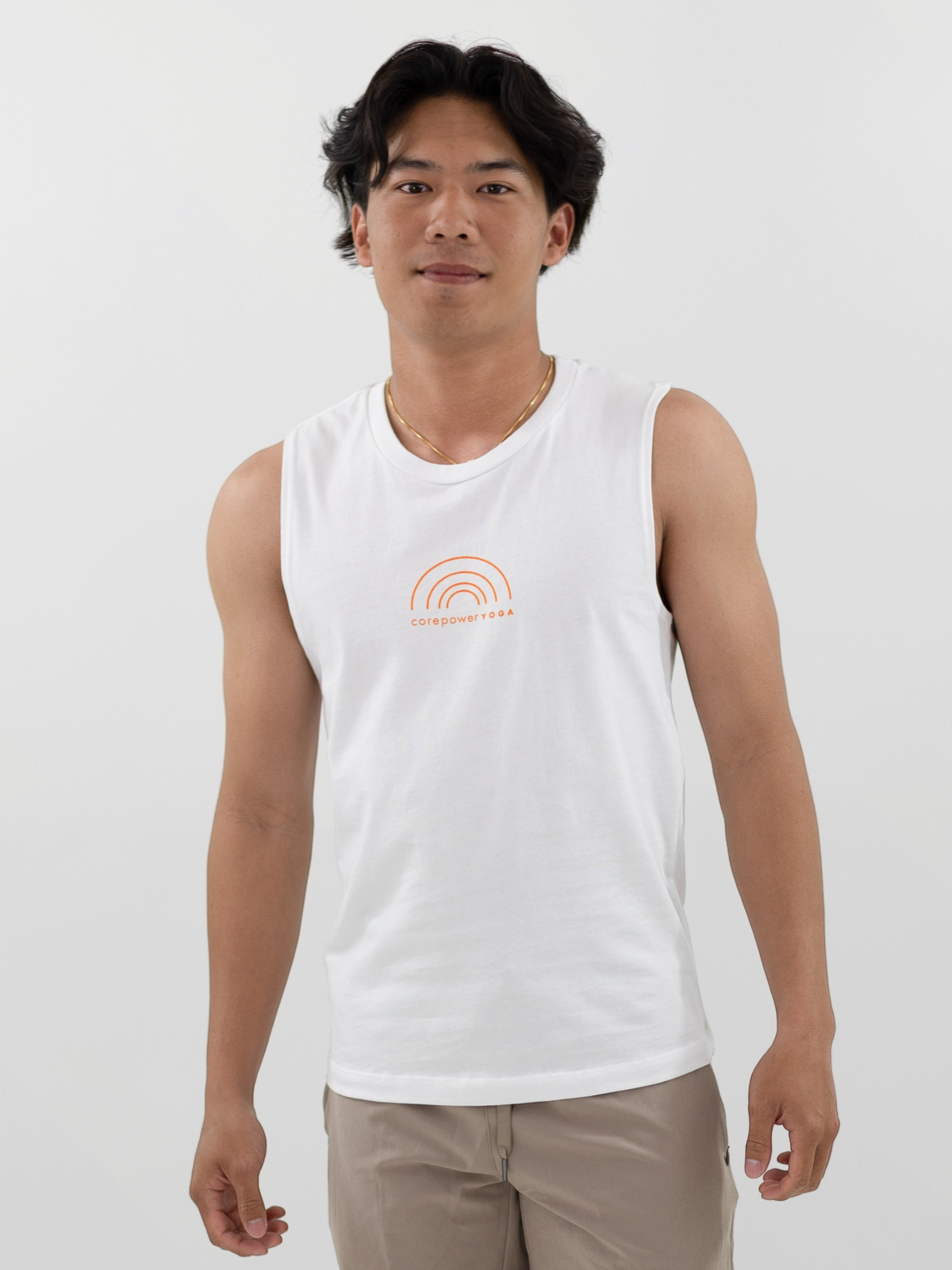 CorePower Yoga Men's Half Glow Tank - FINAL SALE