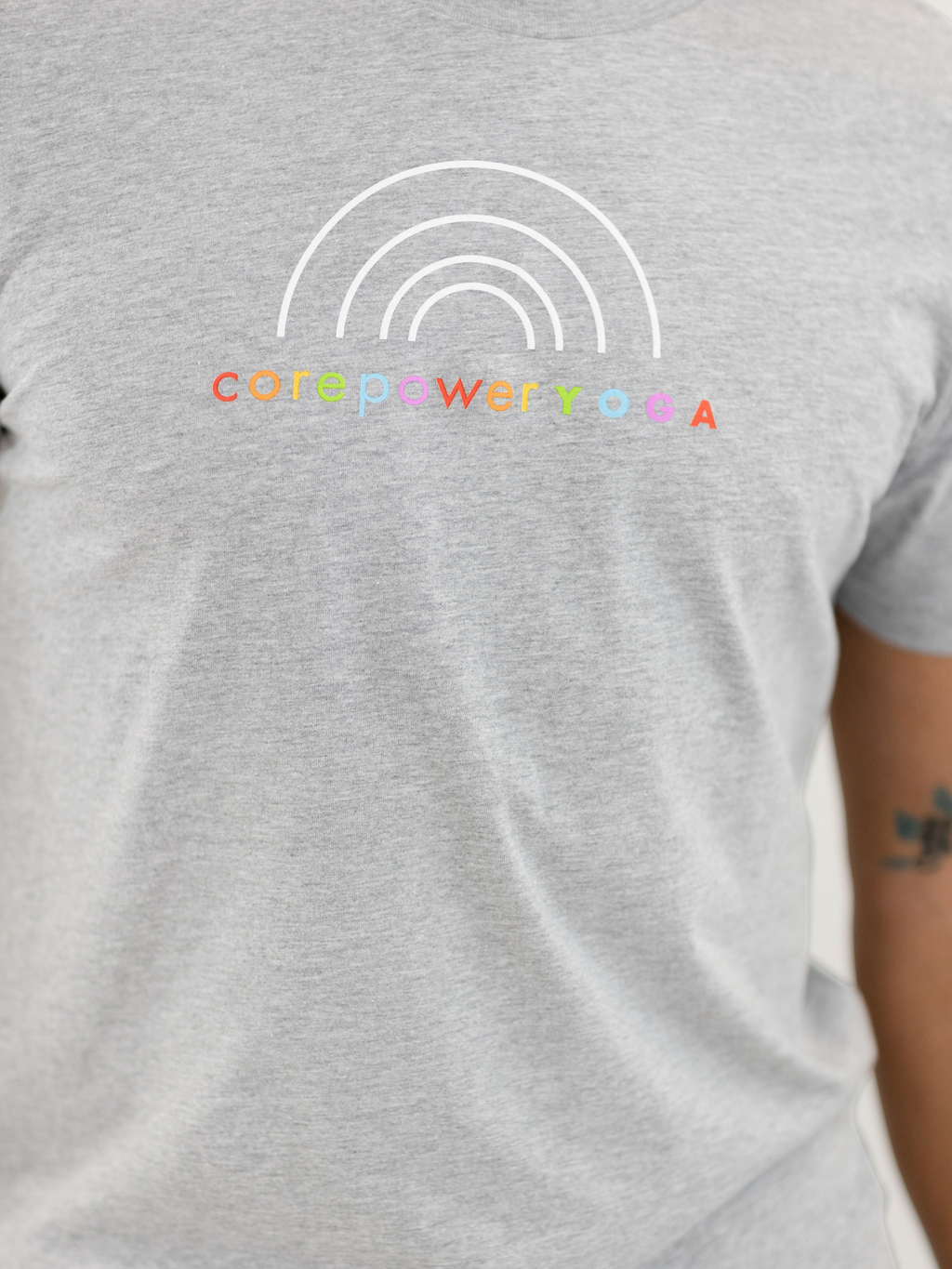 CorePower Yoga Men's Pride Half Glow Tee - FINAL SALE