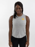 CorePower Yoga Glow Open Back Grey Tank - FINAL SALE