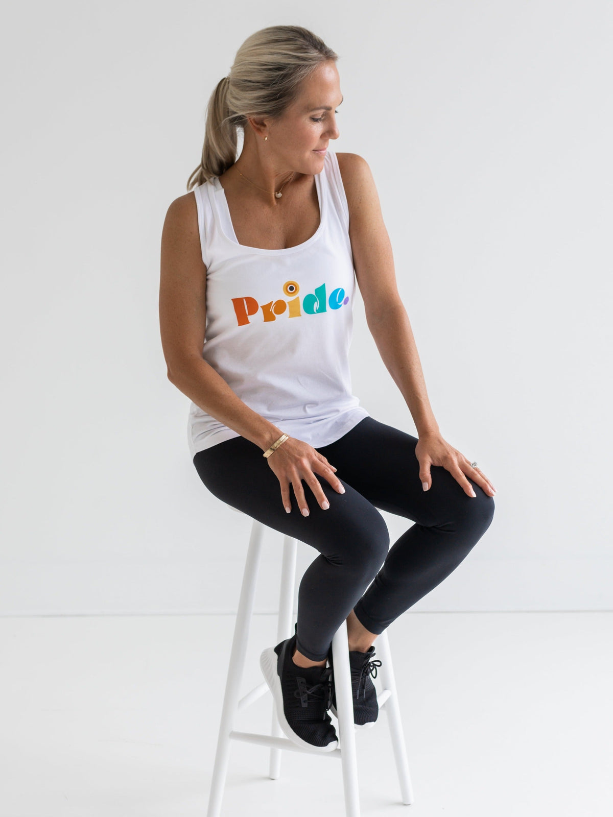Pride Glow Racerback Tank - FINAL SALE