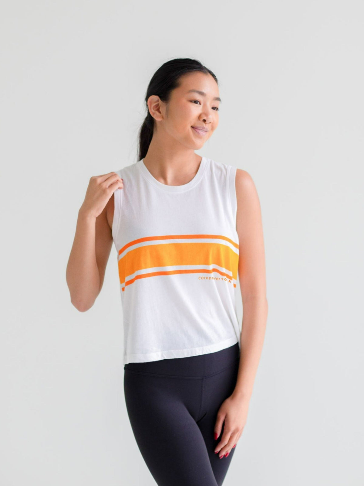 Sundry X CorePower Stripe Tank - FINAL SALE