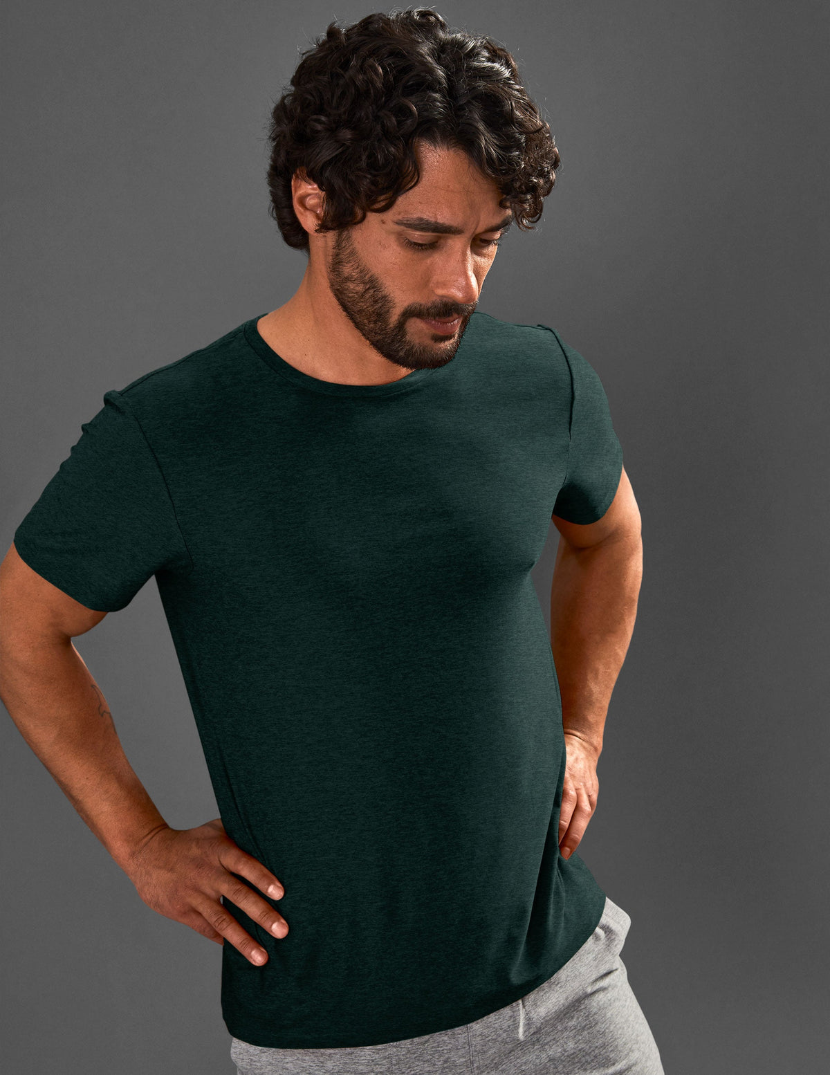 Beyond Yoga Men's Featherweight Always Beyond Crew Tee