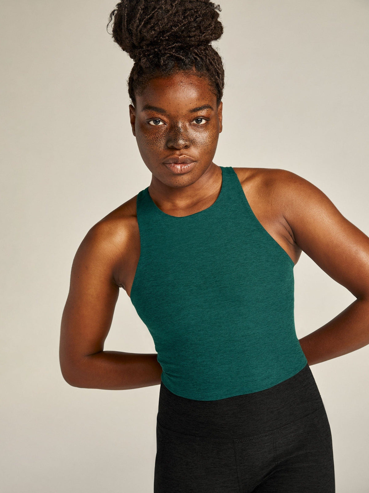 Beyond Yoga Refocus Cropped Tank
