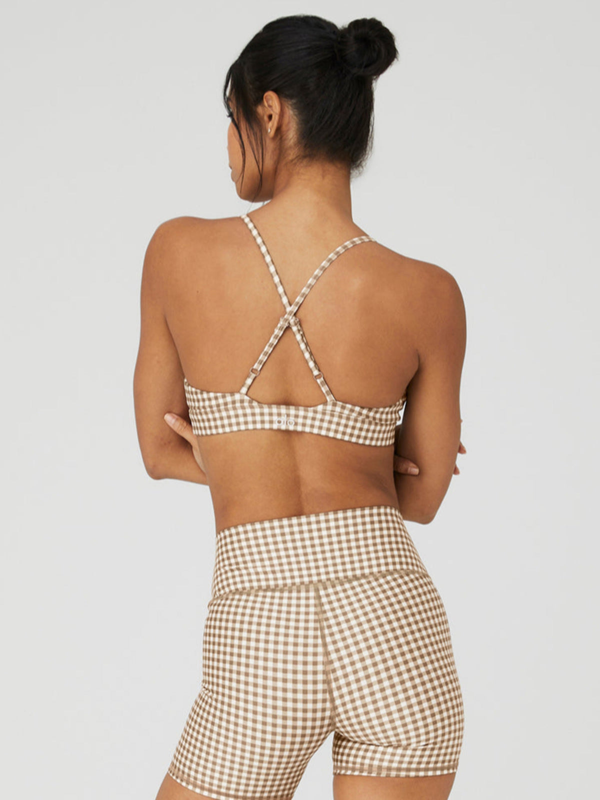 ALO Airlift Gingham Splendor Bra