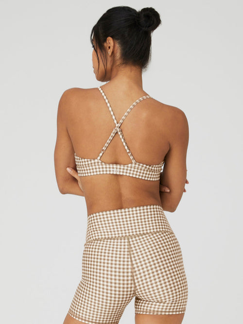 ALO Airlift Gingham Splendor Bra
