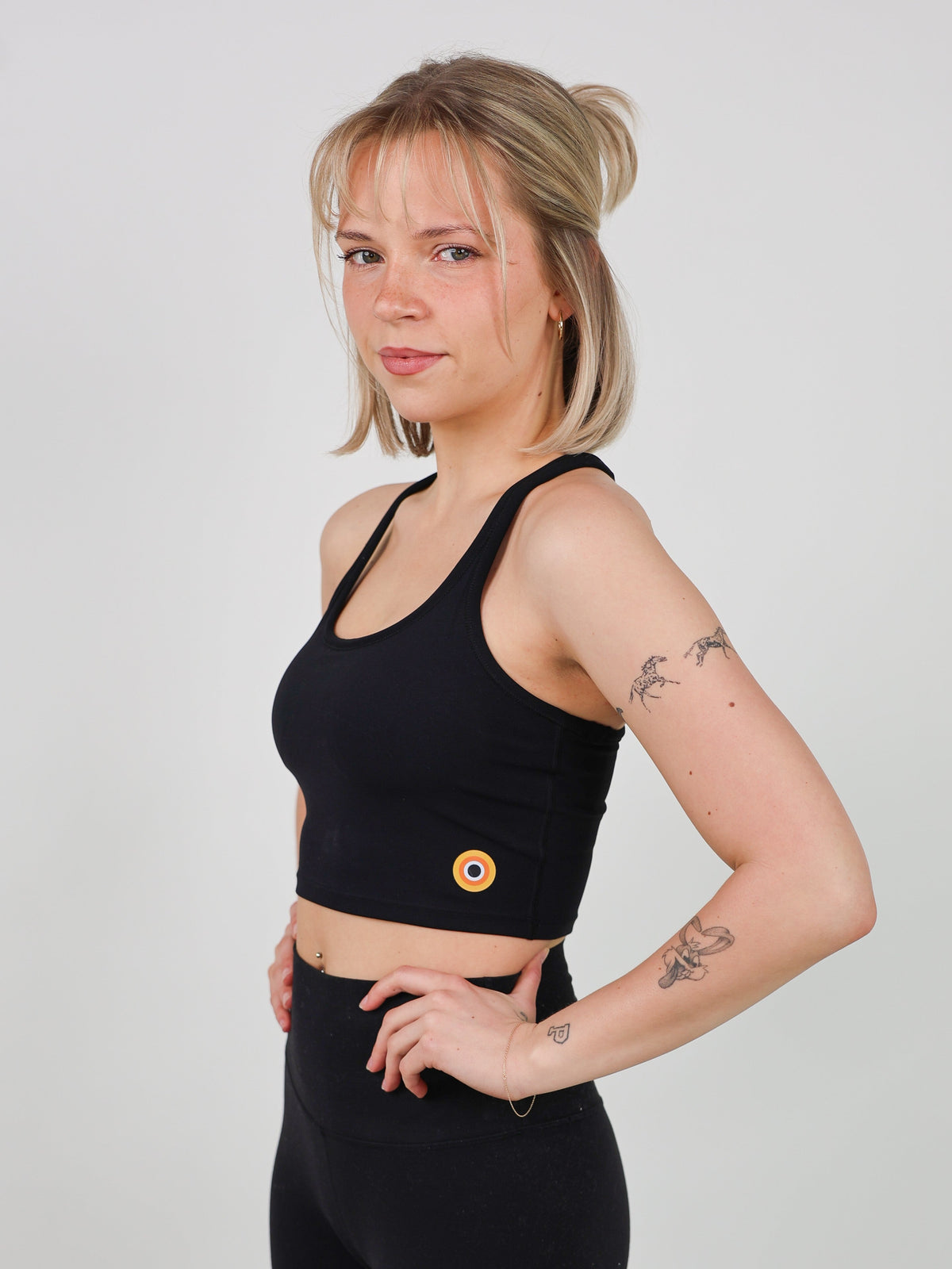 Karissa Oi Racer Longline Bra